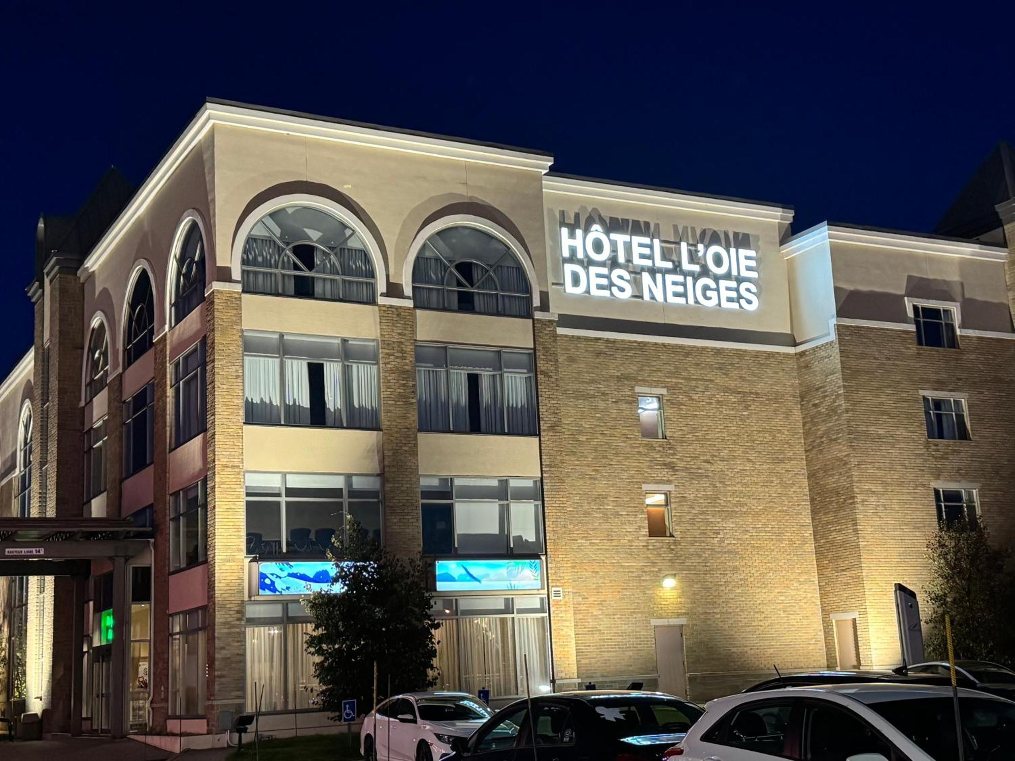 Hotel L'Oie Des Neiges เลวีส ภายนอก รูปภาพ
